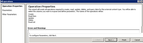 Operation properties